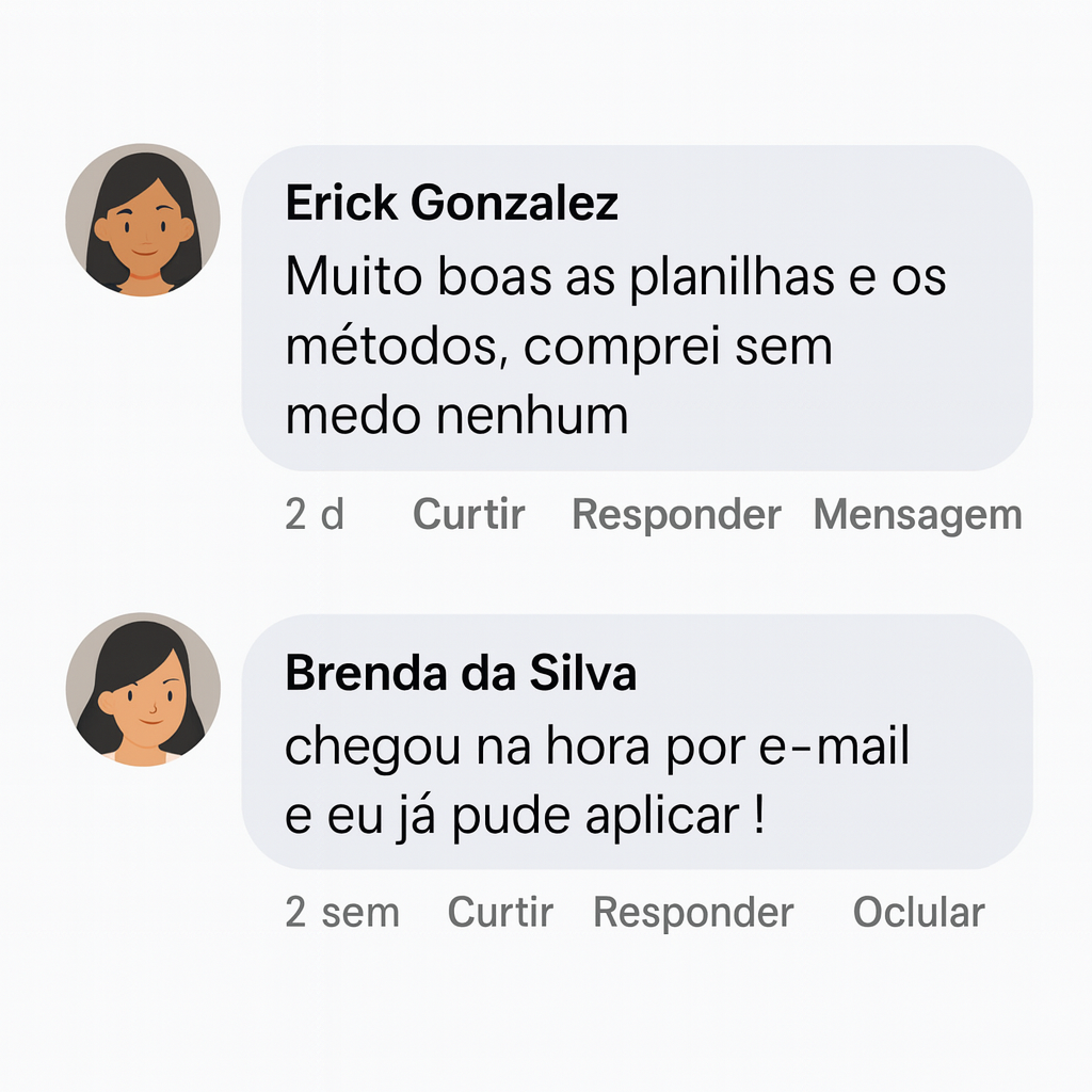 Depoimentos de clientes satisfeitos